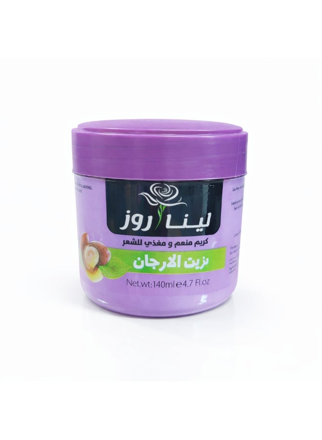 Lina Rose Hair Cream with Argan Oil 140ml